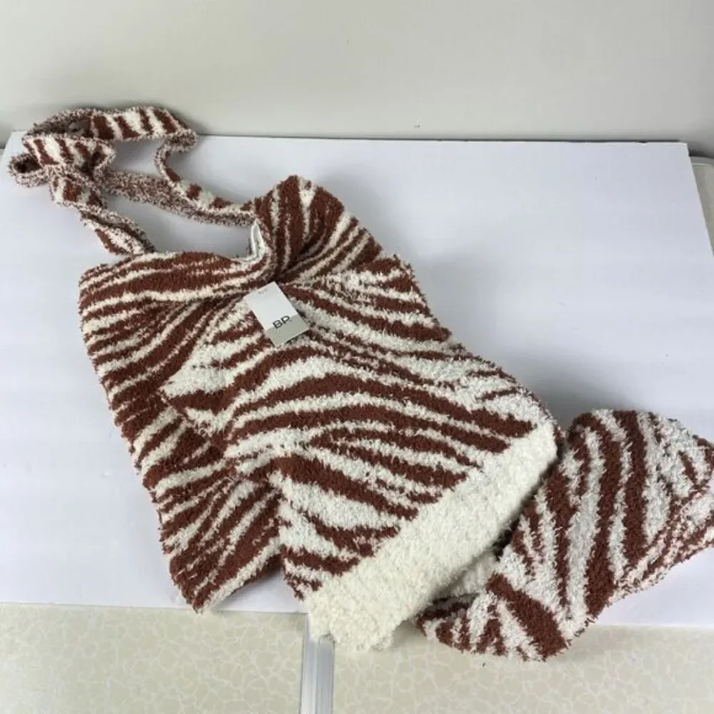Women Scarf & Bag 2 Pc Set Winter Cozy Gift Animal‎ Print NWT BP Nordstrom